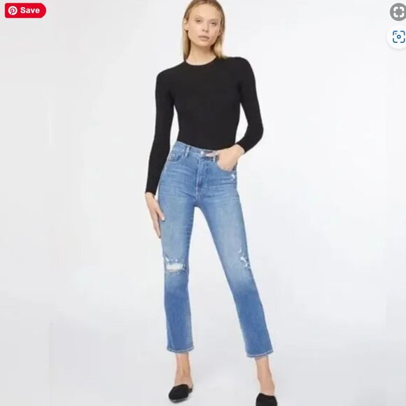 Frame Denim Denim - Frame Le Sylvie Slender Straight Jeans -28